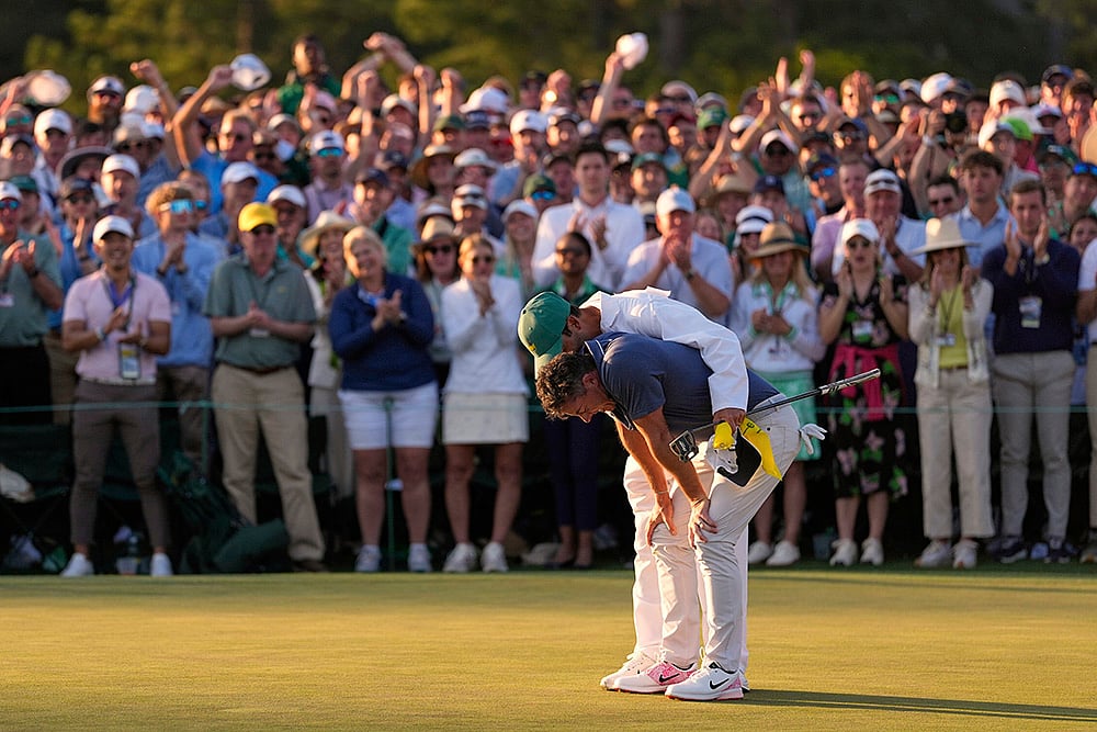 Masters golf tournament at Augusta National Golf Club:  Harry Diamond