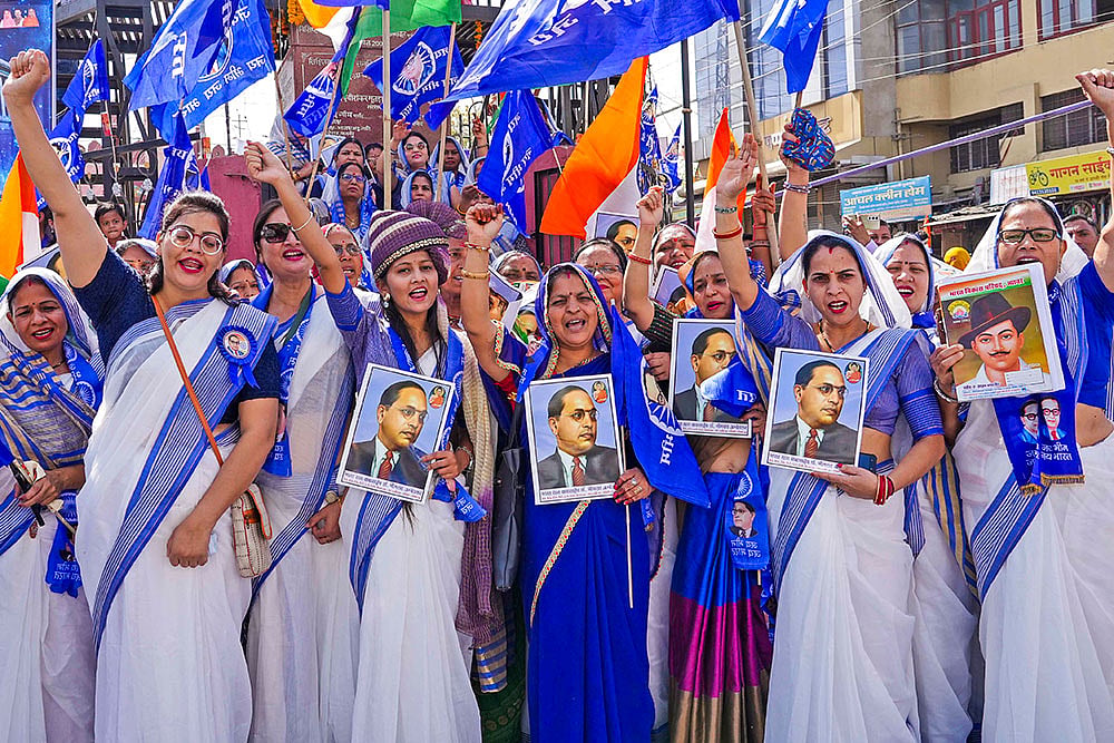 | Photo: PTI : BR Ambedkar's birth anniversary