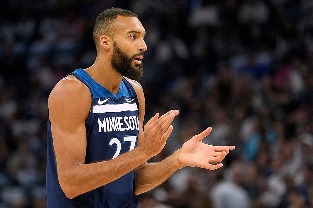 NBA Basketball 2024-25 Utah Jazz vs Minnesota Timberwolves: Rudy Gobert 
