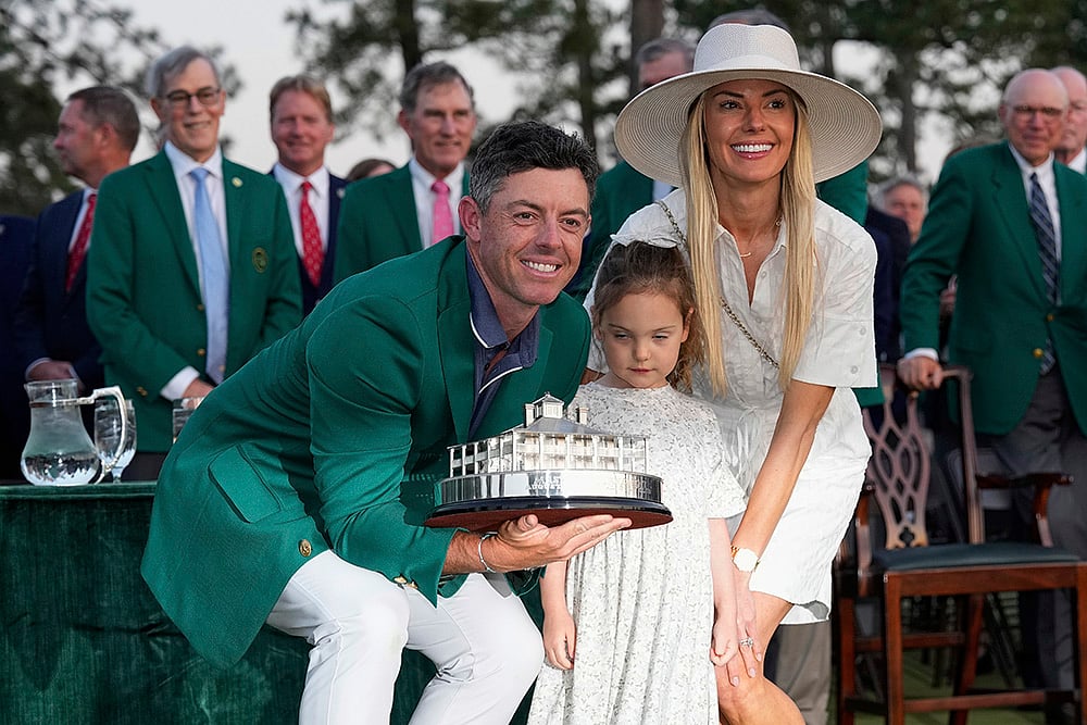 Masters golf tournament at Augusta National Golf Club:  Rory McIlroy