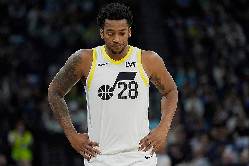 NBA Basketball 2024-25 Utah Jazz vs Minnesota Timberwolves: Brice Sensabaugh