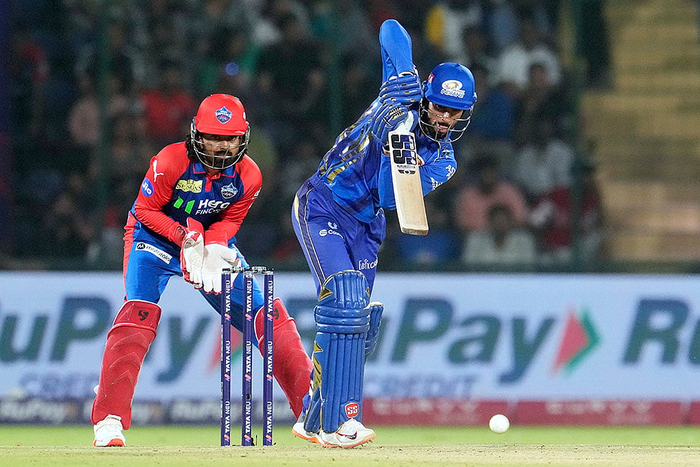 Indian Premier League 2025 IPL Cricket DC vs MI: Tilak Verma 