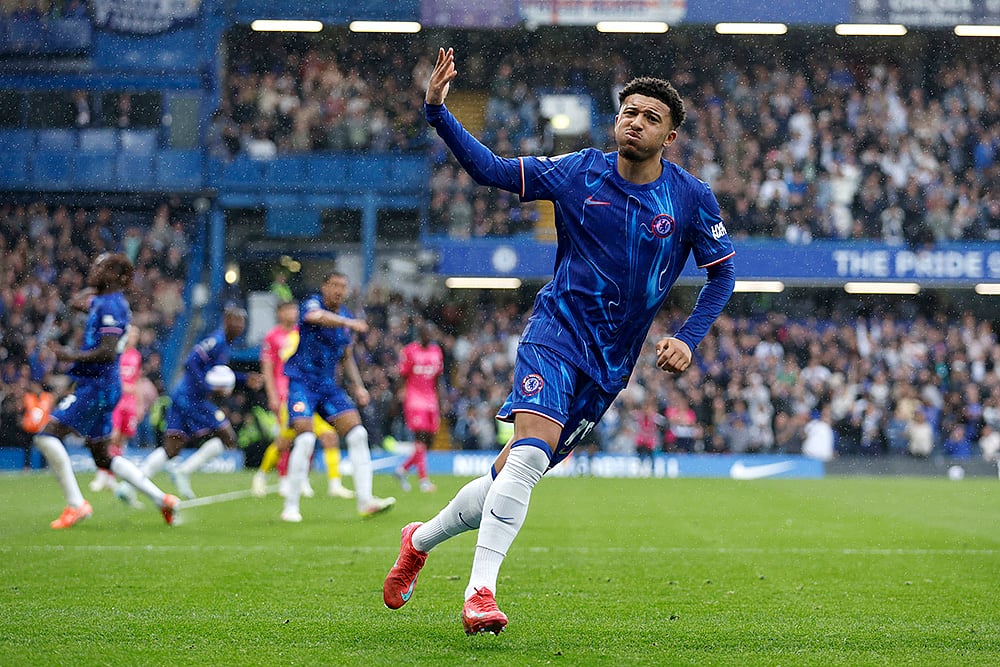 Britain Soccer Premier League Chelsea vs Ipswich Town: Jadon Sancho