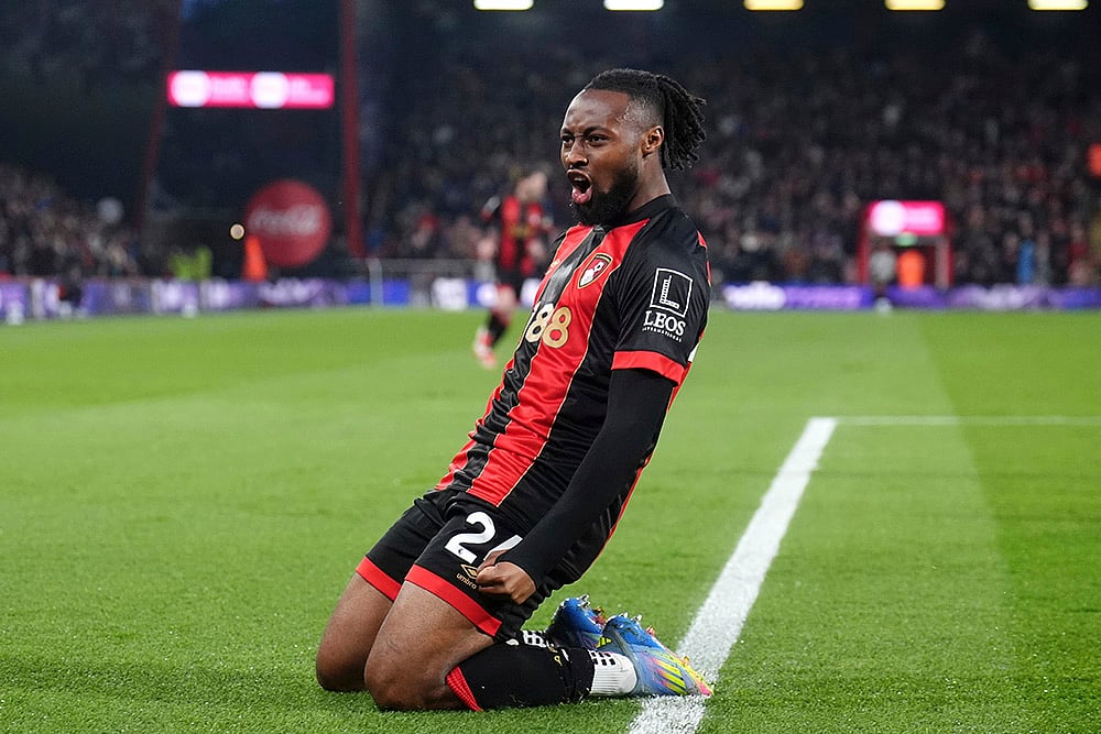 English Premier League soccer Bournemouth vs Fulham: Antoine Semenyo
