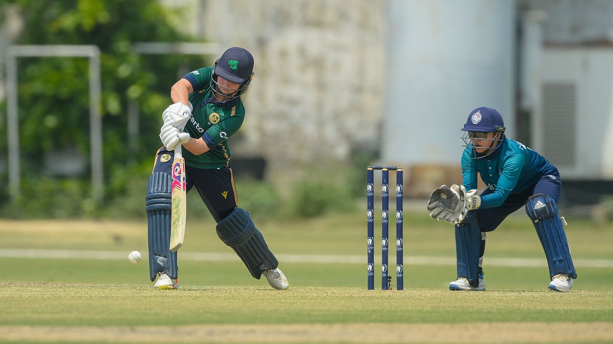 X/Cricket Ireland : Action from the Ireland vs Thailand, ICC Women's World Cup Qualifier match.