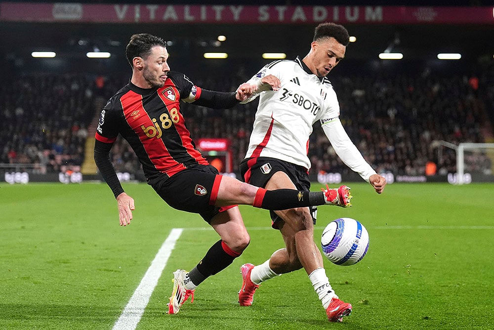 English Premier League soccer Bournemouth vs Fulham: Adam Smith