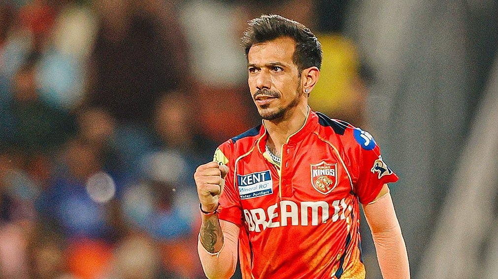 Yuzvendra Chahal celebrates a wicket for Punjab Kings - X/@PunjabKingsIPL
