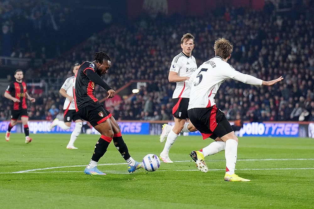 English Premier League soccer Bournemouth vs Fulham: Antoine Semenyo