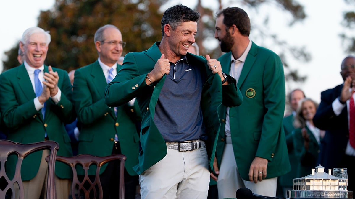 McIlroy donned the Green Jacket at the 17th attempt