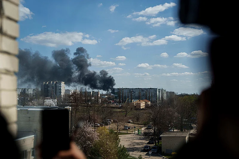 Ukraine war Russian ballistic missile strike in Ukraines Sumy_ 9