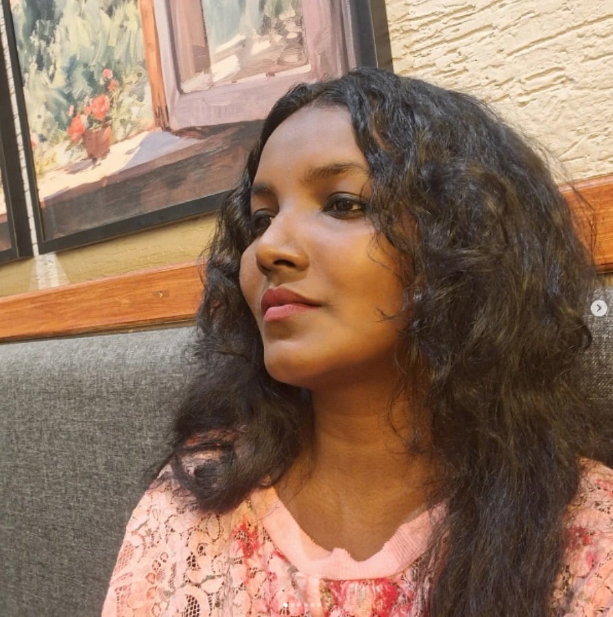 X : Aleena is a 29-year-old poet from Kerala, is well-known for her collection of poems in Malayalam called Silk Route.