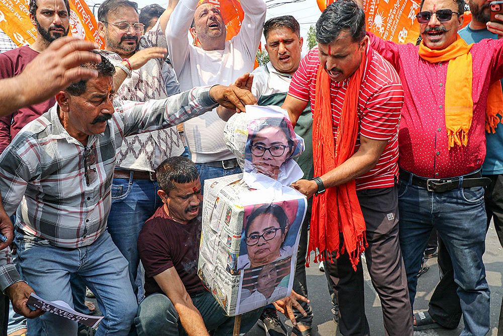 Rashtriya Bajrang Dal protest