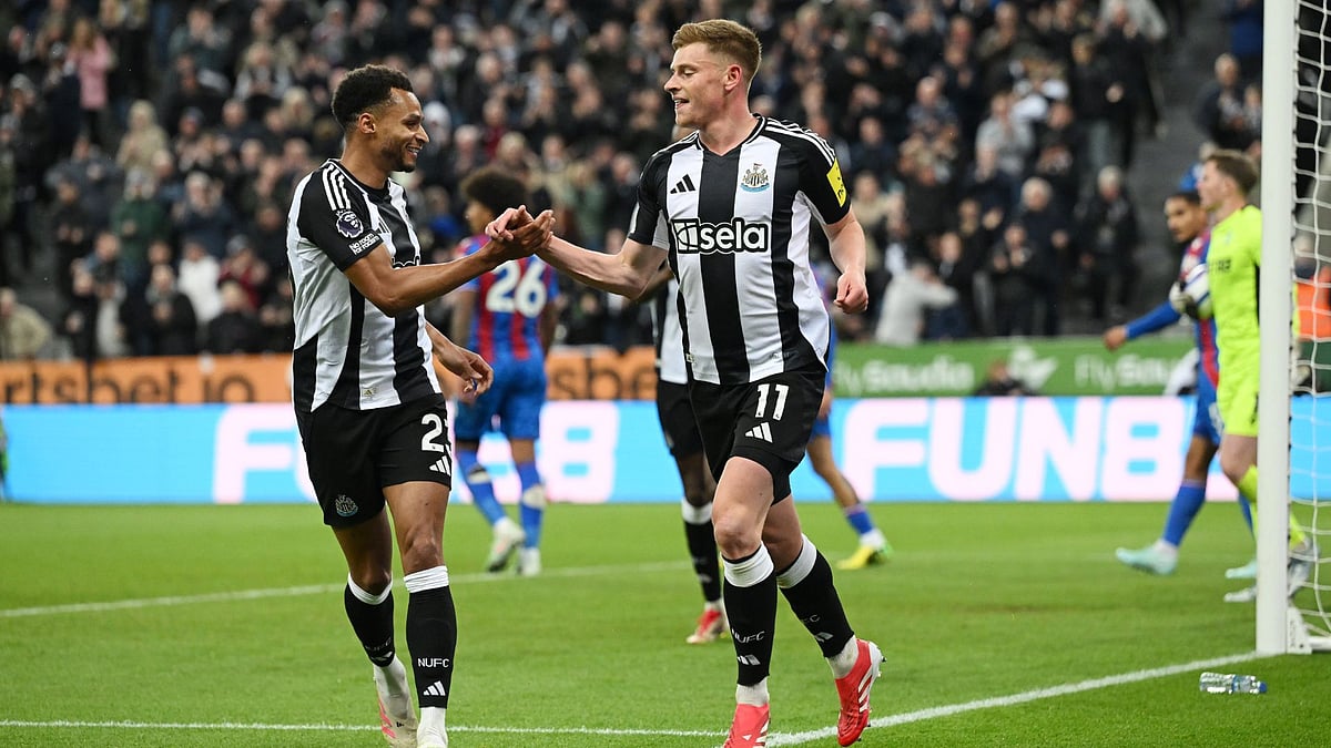 Murphy and Barnes celebrate against Palace