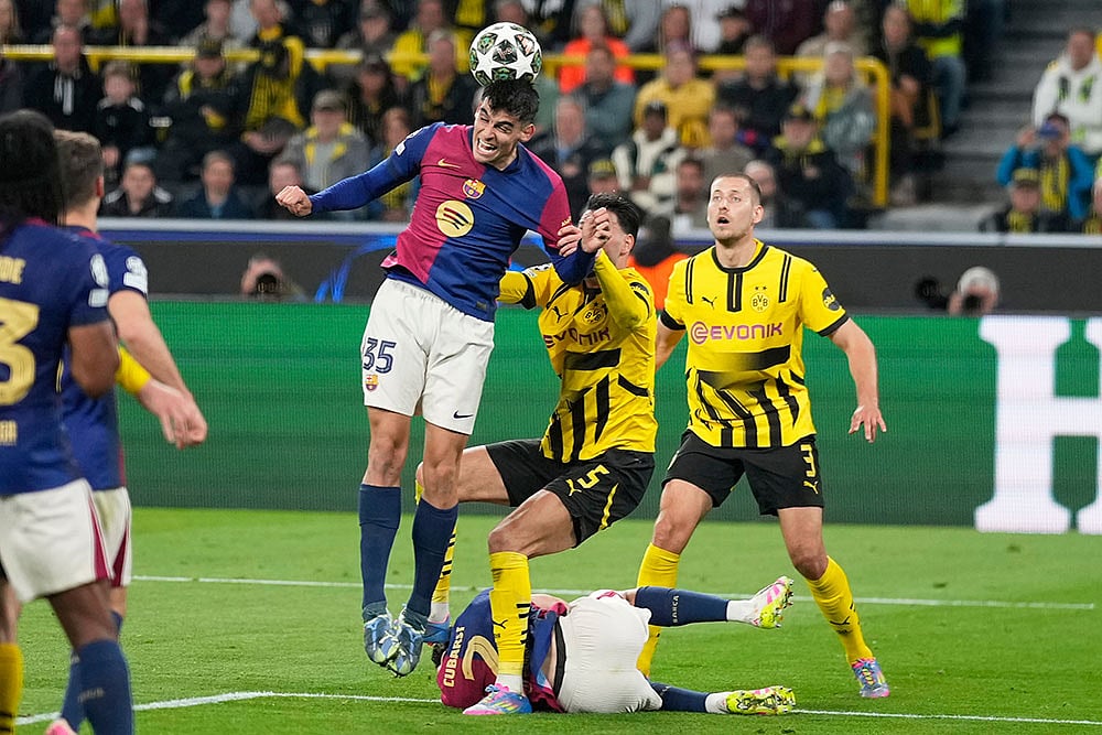 Germany Soccer Champions League: FC Barcelona vs Borussia Dortmund