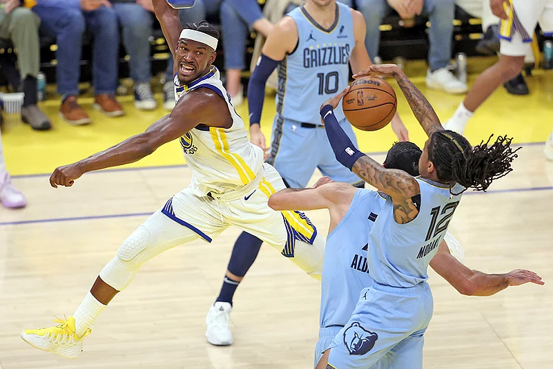 NBA basketball game Memphis Grizzlies vs Golden State Warriors: Jimmy Butler III