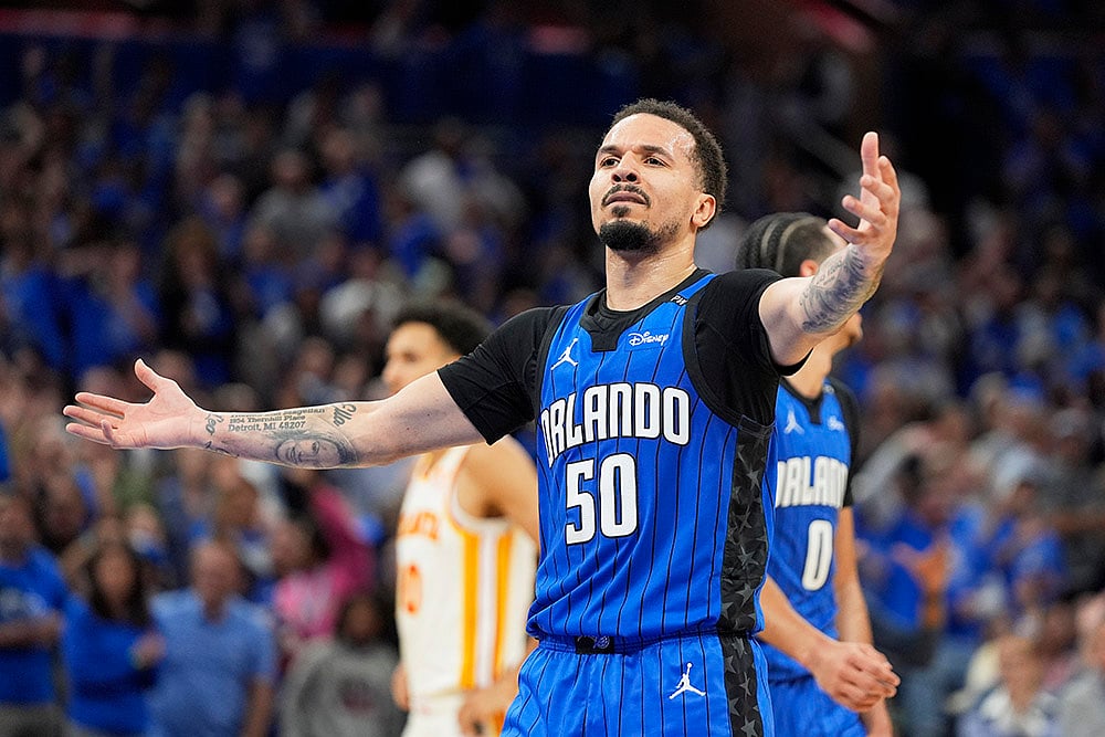 NBA basketball game Atlanta Hawks vs Orlando Magic: Cole Anthony