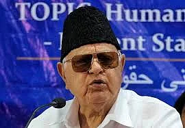 Former Jammu and Kashmir chief minister Farooq Abdullah
