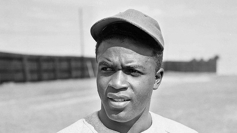 Baseball Player Jackie Robinson with the Montreal Royals at Sanford in 1946. AP Photo File Photo