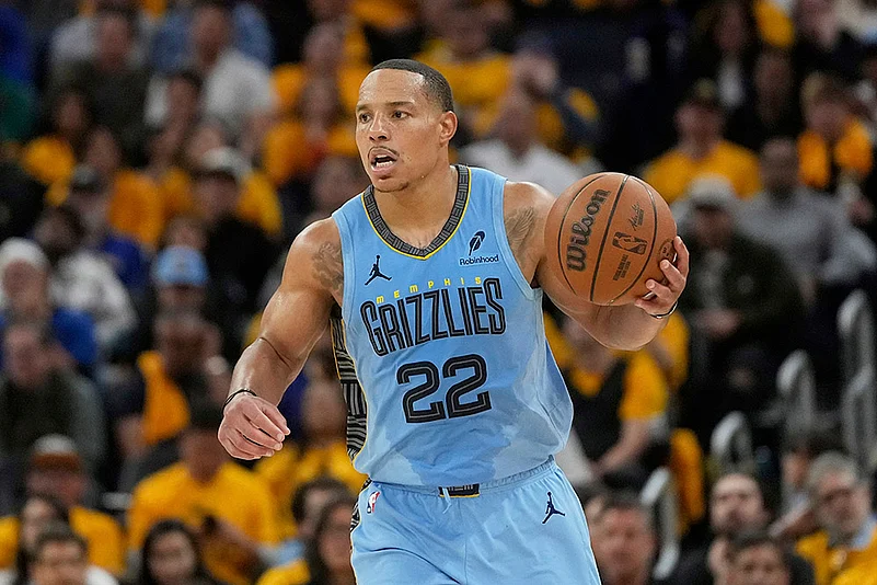 NBA basketball game Memphis Grizzlies vs Golden State Warriors: Desmond Bane