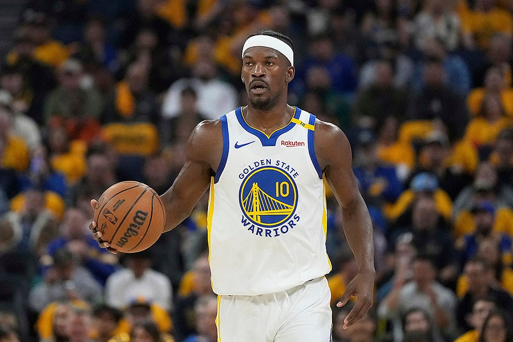 NBA basketball game Memphis Grizzlies vs Golden State Warriors: Jimmy Butler III 