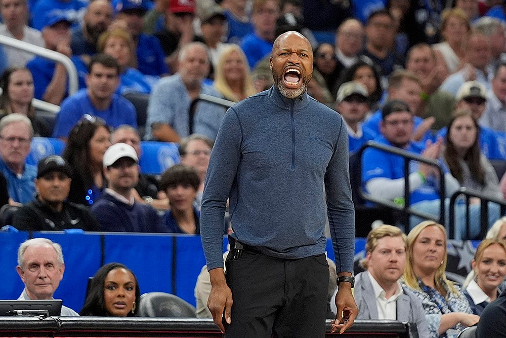 NBA basketball game Atlanta Hawks vs Orlando Magic: Jamahl Mosley