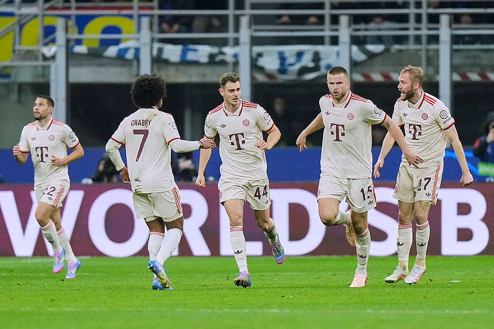 Champions League football quarterfinals 2024-25 Inter Milan vs Bayern Munich: Eric Dier