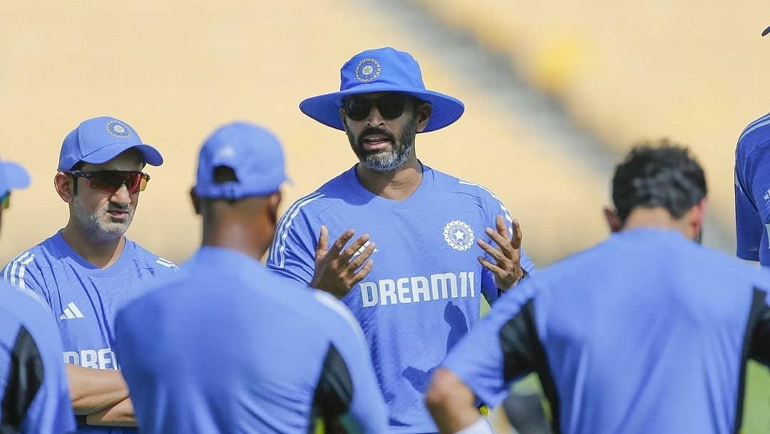 Instagram/@abhisheknayar : Abhishek Nayar during training session.