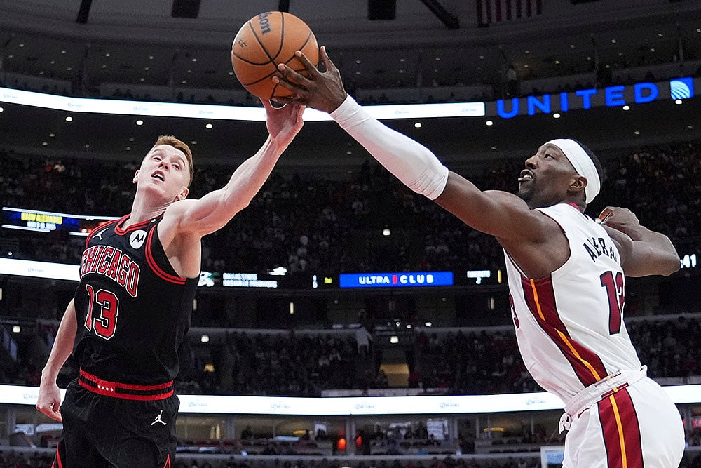NBA basketball game Miami Heat vs Chicago Bulls: Kevin Huerter