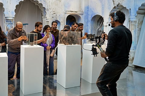 DP Sunil Borkar on set