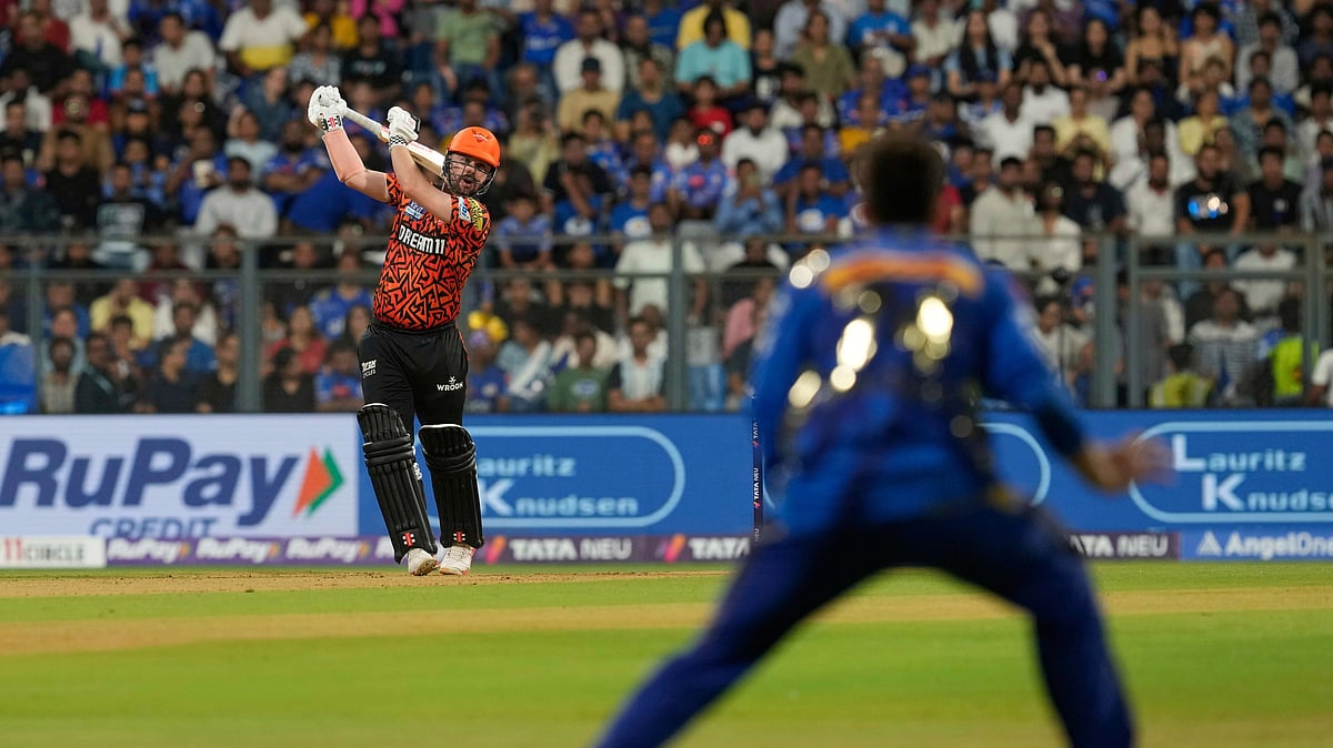 Sunrisers Hyderabads Travis Head bats during the IPL. AP