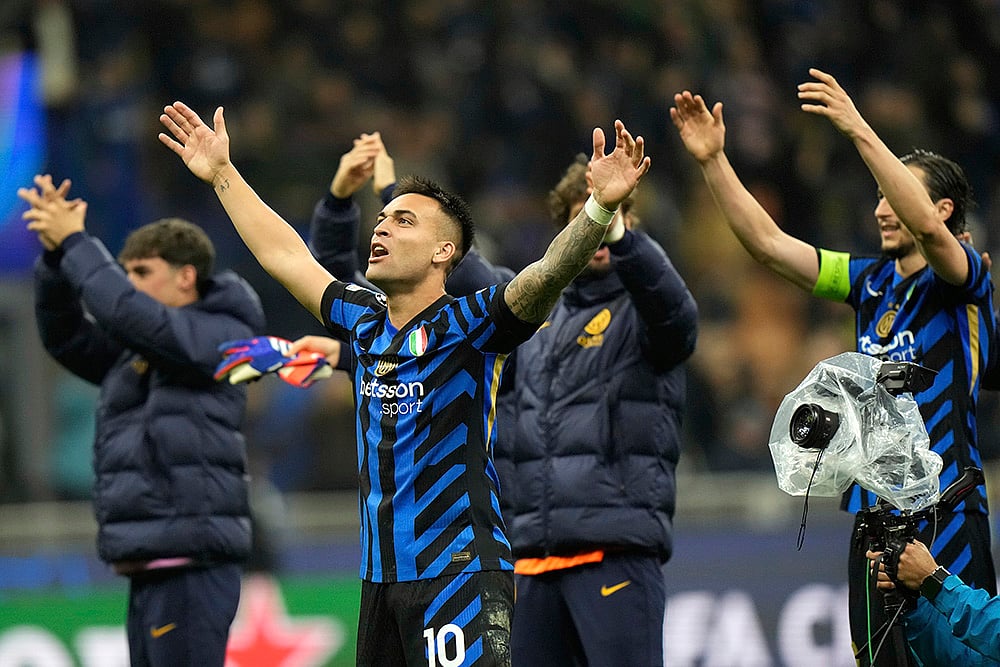 | Photo: AP/Luca Bruno : UCL 2024-25 Quarterfinals: Inter Milan vs Bayern Munich