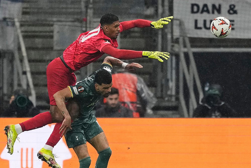 Germany Soccer Europa League: Eintracht Frankfurt vs Tottenham Hotspur