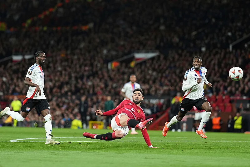 Europa League Quarter Final Second Leg Soccer Match: Olympique Lyonnais vs Manchester United