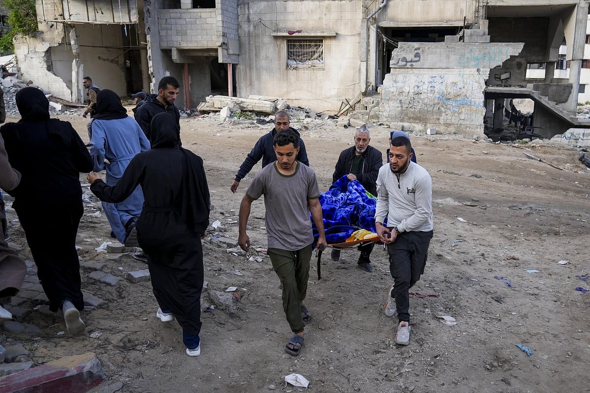 File Photo  : 83 Palestinians killed in Israeli Air Strike 