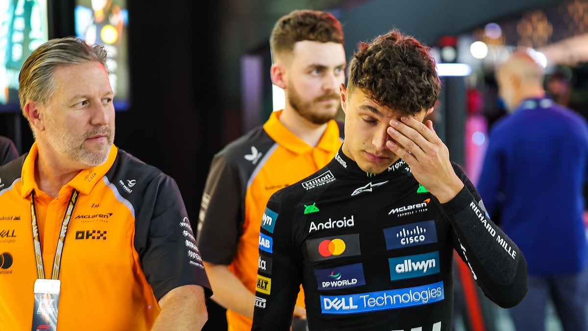 Norris will start the Saudi Arabian Grand Prix from 10th on the grid.