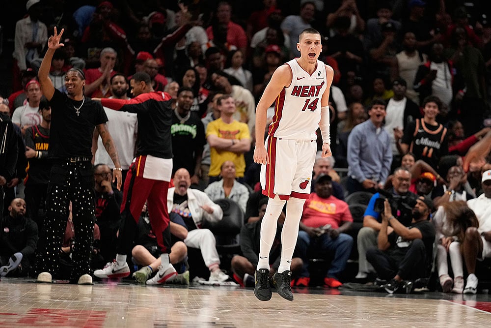 NBA Basketball: Atlanta Hawks vs Miami Heat
