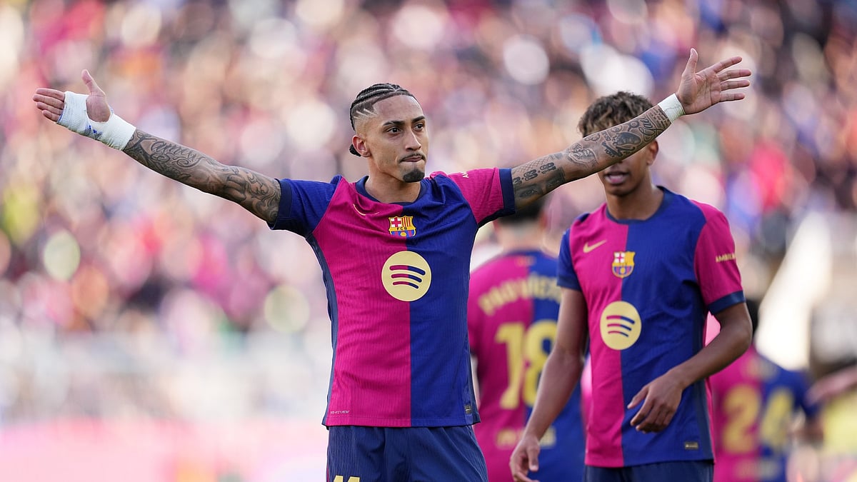 Barcelona match-winner Raphinha