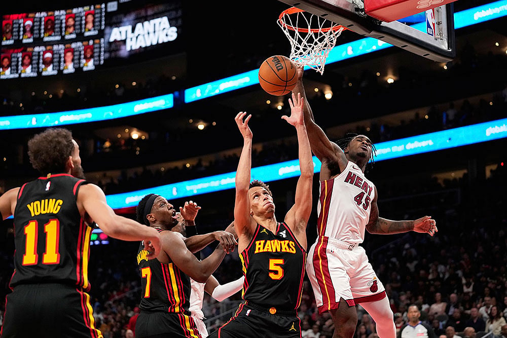 Hawks Heat Basketball