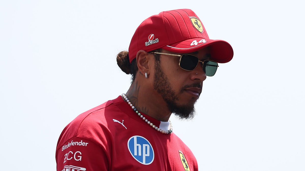 Ferrari's Lewis Hamilton