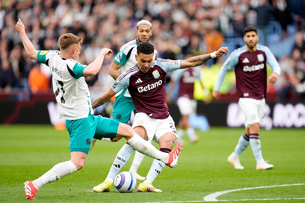 Britain Soccer Premier League Aston Villa Vs Newcastle Utd: Morgan Rogers