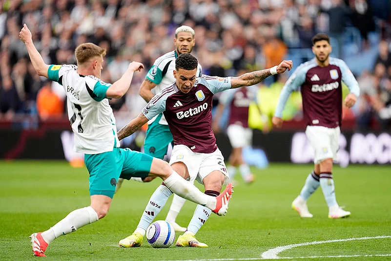 Britain Soccer Premier League Aston Villa Vs Newcastle Utd: Morgan Rogers