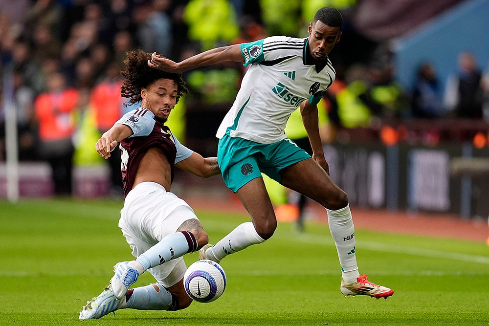 Britain Soccer Premier League Aston Villa Vs Newcastle Utd: Boubacar Kamara