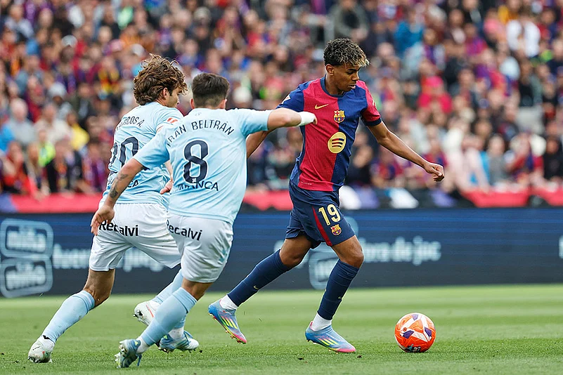Spain soccer La Liga 2024-25 FC Barcelona vs Celta Vigo: Lamine Yamal