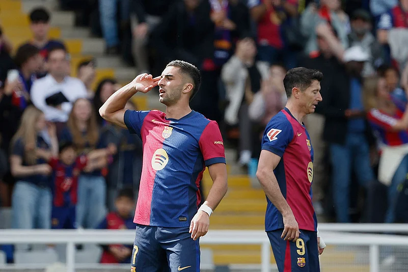 Spain soccer La Liga 2024-25 FC Barcelona vs Celta Vigo: Ferran Torres