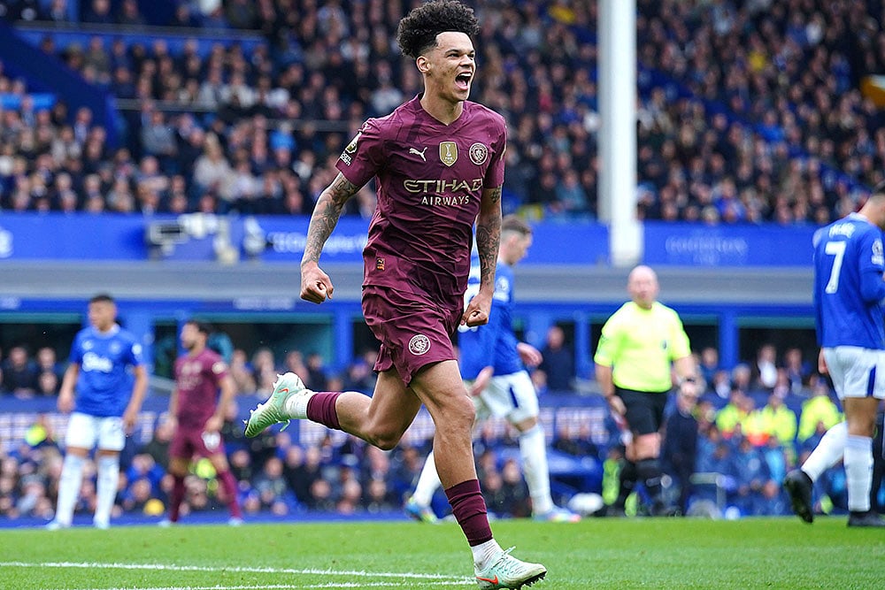 Britain Soccer Premier League Everton Vs Manchester City: Nico OReilly 