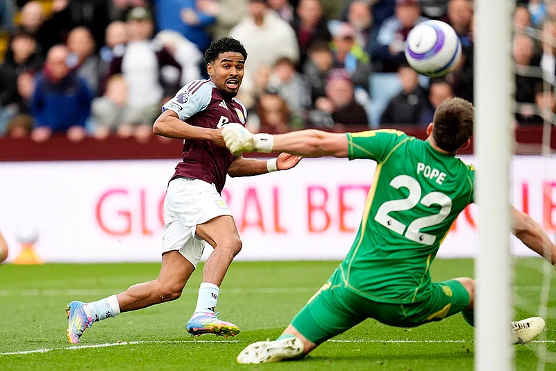 Britain Soccer Premier League Aston Villa Vs Newcastle Utd: Ian Maatsen