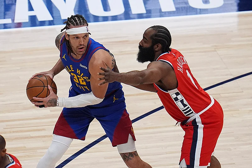 NBA basketball Denver Nuggets vs Los Angeles Clippers: Aaron Gordon