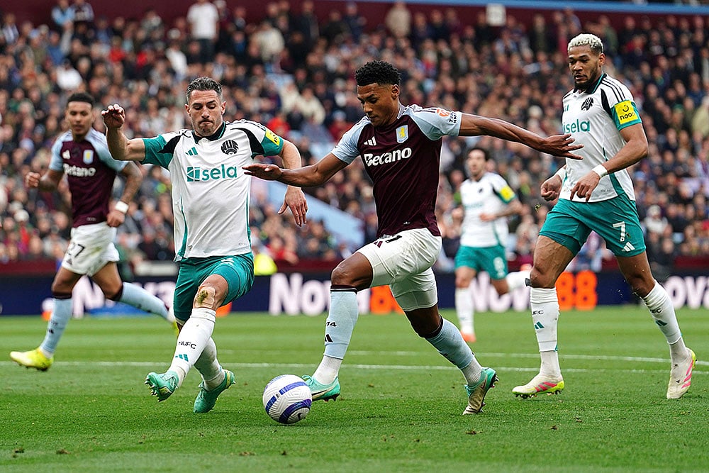 Britain Soccer Premier League Aston Villa Vs Newcastle Utd: Ollie Watkins