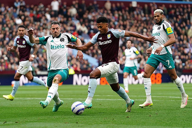 Britain Soccer Premier League Aston Villa Vs Newcastle Utd: Ollie Watkins