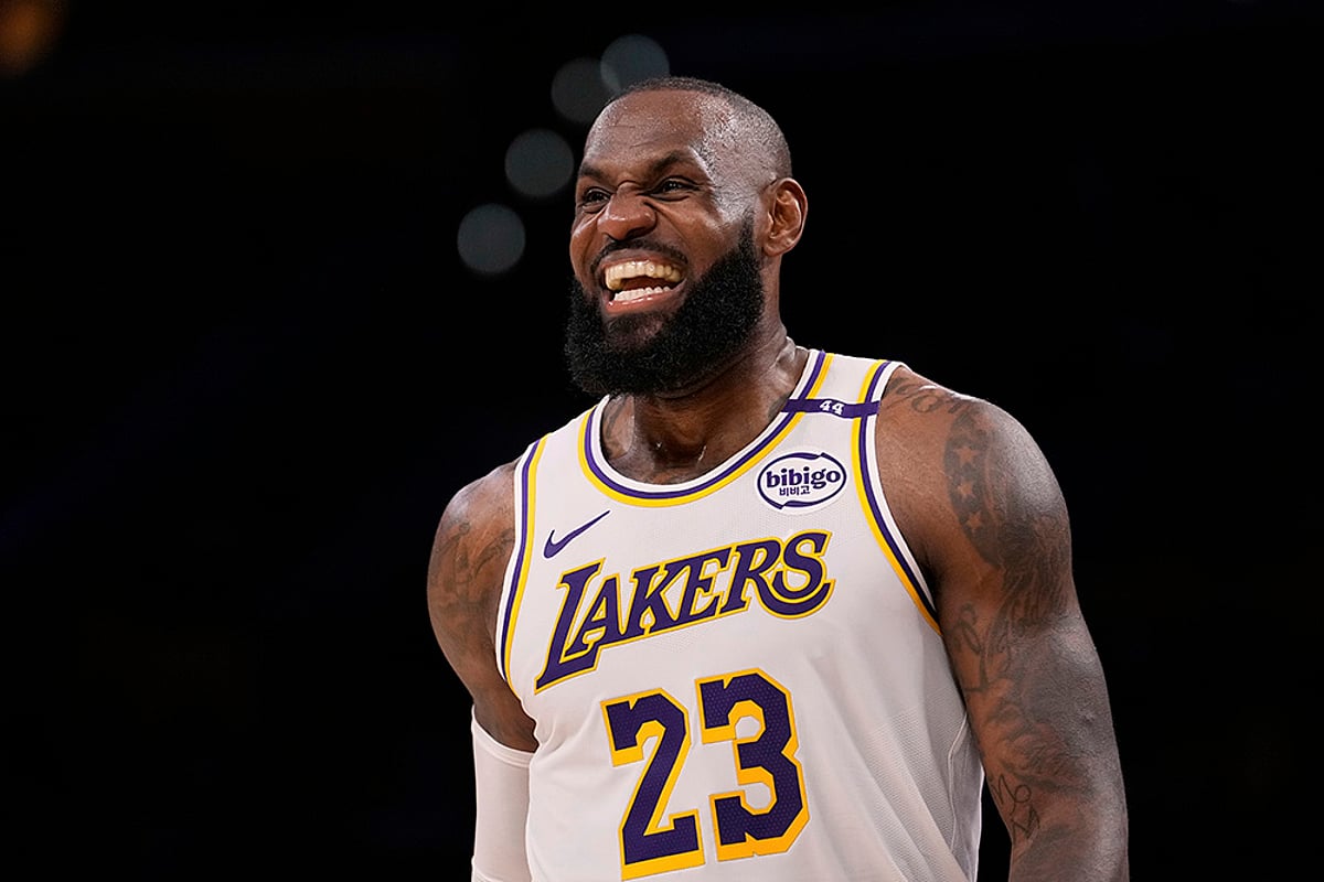 NBA basketball Minnesota Timberwolves vs Los Angeles Lakers: LeBron James